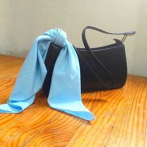 Vintage Ice Blue Square Scarf